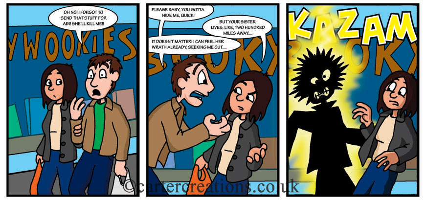 That'll learn him!